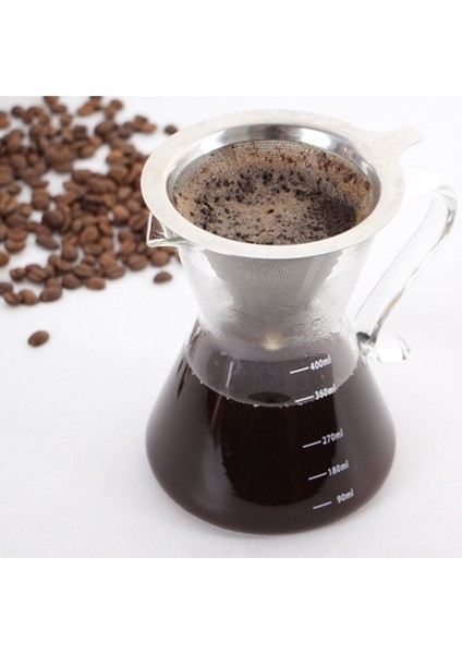 Bir Stil Yeniden Kullanılabilir Kahve Filtresi Tutucu Paslanmaz Çelik Damla Kahve Filtreleri Huni Metal Örgü Kahve Çay Filtre Sepeti Araçları (Yurt Dışından) fırsatları