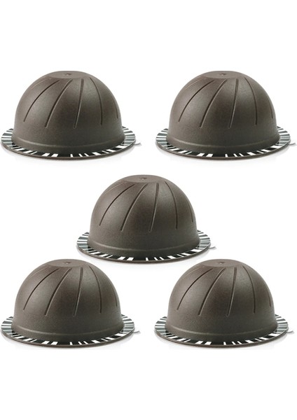 Siyah Stil 5 Adetset Tek Kullanımlık Doldurulabilir Kahve Filtre Fincan Kapsül Nespresso Vertuo Kahve Kapsül Kupası Sabotaj Için Özel Olarak Tasarlanmıştır (Yurt Dışından) fırsatları