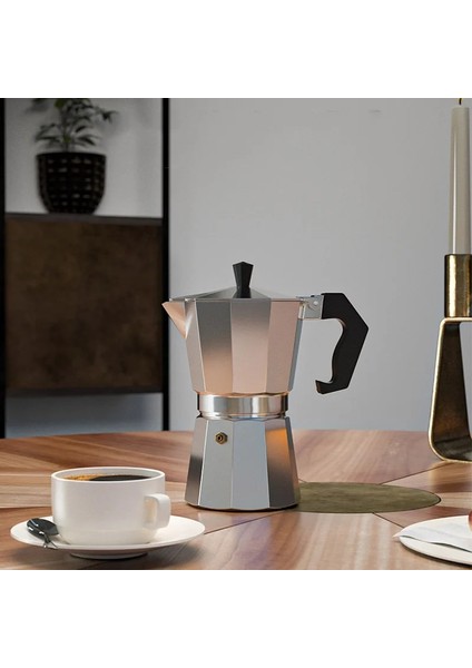 150ML Tarzı Alüminyum Kahve Makinesi Dayanıklı Mocha Su Isıtıcısı Avrupa Tarzı Moka Cezve ml Mocha Espresso Percolator Kahve Gereçleri (Yurt Dışından) modelleri