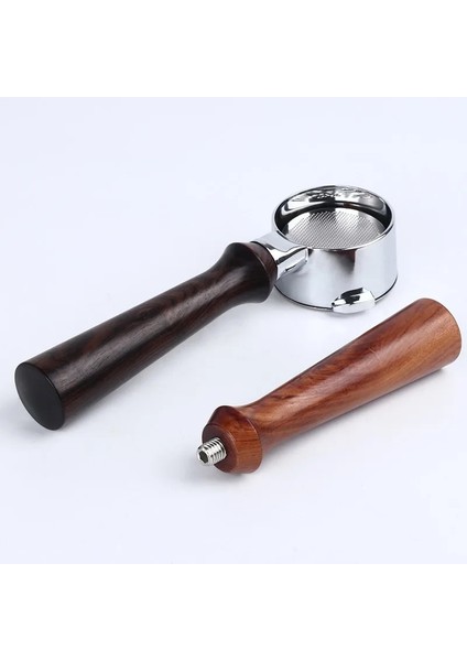 M12-KIRMIZI Ahşap Metal Tarzı Portafilter Kolu Masif Ahşap Saplı Kahve Makinesi Cafe Araçları Espresso Kahve Cafe Makinesi Barista Için Aksesuarları (Yurt Dışından)