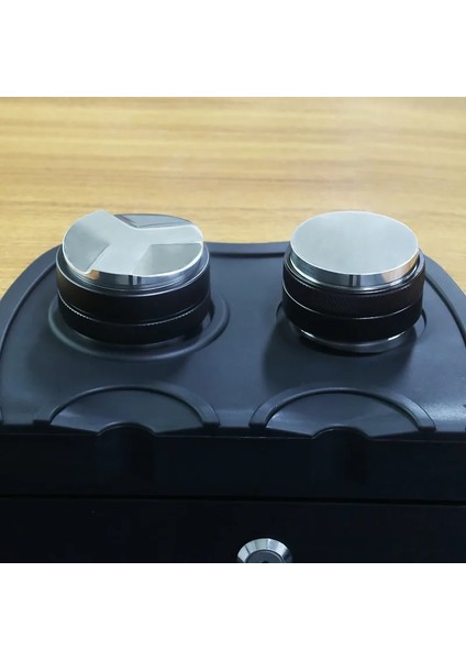 58MM Siyah 304 Stili 304 Paslanmaz Çelik Kahve Sabotaj Kahve Distribütörü Kahve Tozu Çekiç Özelleştirilmiş Kahve Gereçleri Kahve Sabotajları (Yurt Dışından) fırsatları