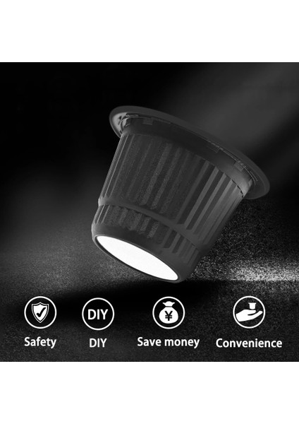 100 Takım Stili Nespresso Kahve Kapsül Kupası Için Crema Geri Dönüşümlü Yeniden Kullanılabilir Kahve Filtresi Tek Kullanımlık Kolay Kullanım (Yurt Dışından) fırsatları