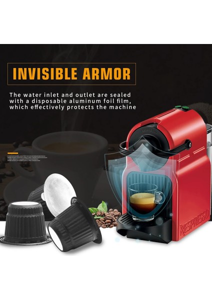100 Takım Stili Nespresso Kahve Kapsül Kupası Için Crema Geri Dönüşümlü Yeniden Kullanılabilir Kahve Filtresi Tek Kullanımlık Kolay Kullanım (Yurt Dışından) indirimleri