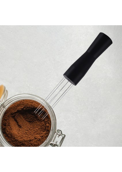 A-Gümüş Tarzı 1 Adet Kahve Tozu Sabotaj Dağıtıcı Levelertool Kahve Tozu Espresso Karıştırıcı Karıştırma Aracı Gıda Sınıfı Paslanmaz Çelik Iğneler (Yurt Dışından)