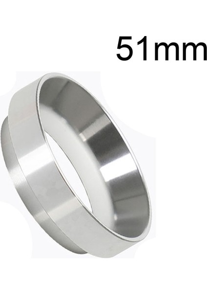 Şerit Yüzük 51MM Tarzı 304 Paslanmaz Çelik mm Çift Taraflı Kahve Tamper 3 Açılı Eğimli ve Düz Tabanlı, Espresso Kahve Porfiltre Filtre (Yurt Dışından)