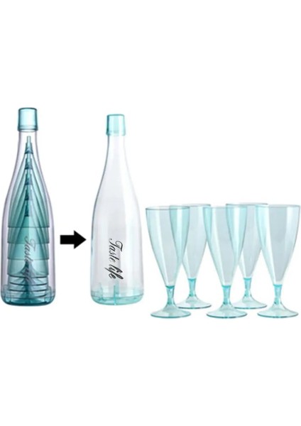 Açık Sarı Stil Yüksek Li Plastik Şarap Bardakları Bar Içecek Bardağı Kadeh Şampanya Gglass 6 Parça Soğuk Içecek Suyu Cam Plastik Kokteyl Kadeh Takımı (Yurt Dışından)