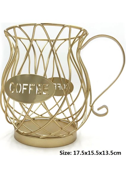 Bir Stil Delikli Kahve Kapsül Depolama Sepeti Yaratıcı Kahve Fincanı Şekilli Meyve Kahve Pod Organizatör Tutucu Ev Cafe Otel Süsleme Için (Yurt Dışından)