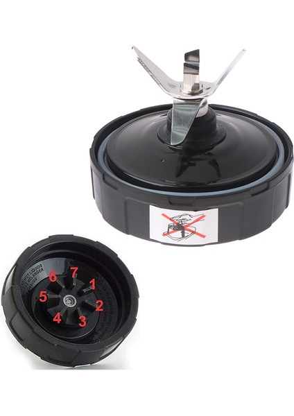 Erik Tarzı Ad-7 Yüzgeçleri Çıkarıcı Bıçakları Yıkayıcı Kauçuk Nutri Ninja Auto BL480 Blender Yedek Parçaları (Yurt Dışından) fiyatları