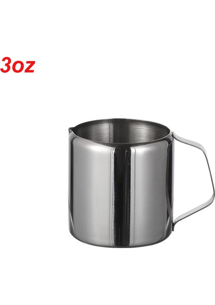 3 Oz Tarzı Paslanmaz Çelik Süt Köpürtme Sürahi Espresso Kahve Barista Zanaat Latte Süt Krem Fincan Mutfak Köpürtme Sürahi Sürahi Kupa Bardak (Yurt Dışından)