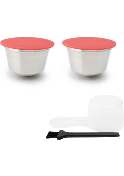 2pod Stili Dolce Gusto Kahve Kapsülü Için Uygun Paslanmaz Metal Yeniden Kullanılabilir Kapsül Nescafe Filtresi Için Uygun (Yurt Dışından)