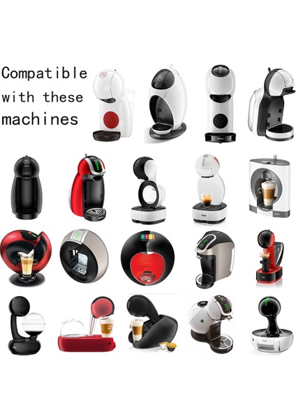 2pod Stili Dolce Gusto Kahve Kapsülü Için Uygun Paslanmaz Metal Yeniden Kullanılabilir Kapsül Nescafe Filtresi Için Uygun (Yurt Dışından) fiyatları
