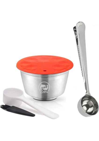 1 Süt Bardağı 1 Kaşık Tarzı Nescafe Dolce Gusto Için Icafilas Paslanmaz Çelik Süt Köpüğü Filtreleri Nescafe Dolci Gusto Için Yeniden Doldurulabilir Süt Kapsül Pod (Yurt Dışından)