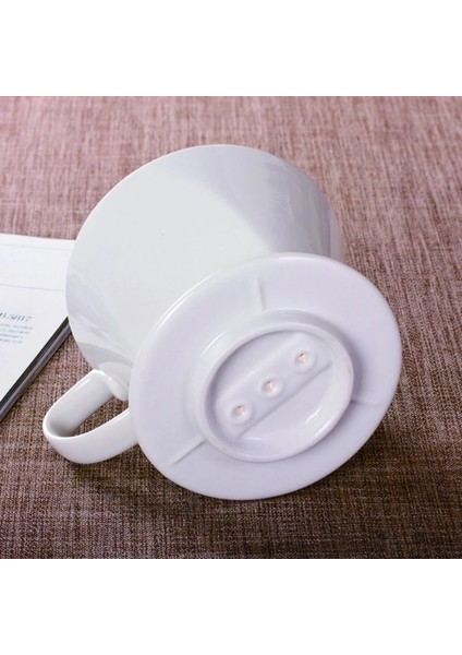 White Large Style Seramik Kahve Filtreli Fincan Tutucu Espresso Kahve Üzerine Dökün Damlatıcı Kahve Sepetleri Süzücü Yeniden Kullanılabilir Bardaklar Kahve Aksesuarları (Yurt Dışından) indirimleri