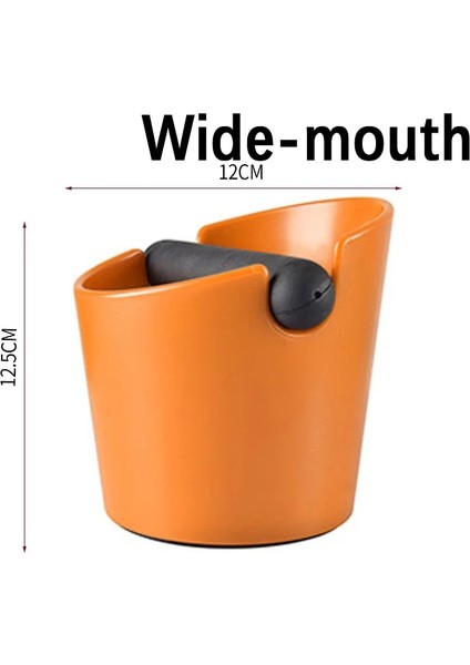 Geniş Ağızlı Turuncu Stil Espresso Kahve Telvesi Için Vurma Kutusu Kaymaz Kahve Öğütme Dökümü Kutusu Kahve Tozu Kalıntı Kutusu Kahve Araçları Cafe Aksesuarları (Yurt Dışından)