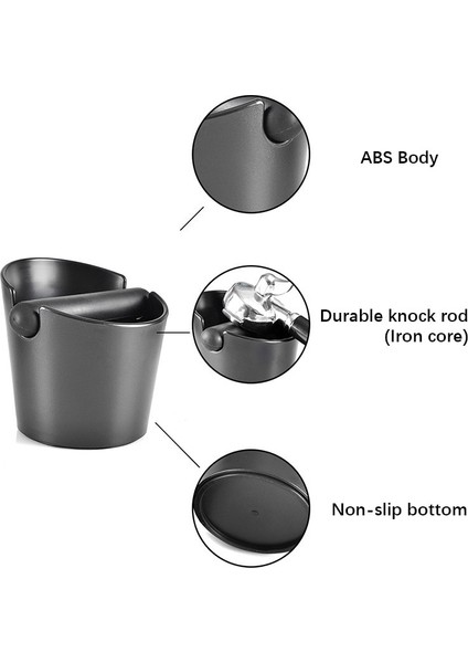 Geniş Ağızlı Turuncu Stil Espresso Kahve Telvesi Için Vurma Kutusu Kaymaz Kahve Öğütme Dökümü Kutusu Kahve Tozu Kalıntı Kutusu Kahve Araçları Cafe Aksesuarları (Yurt Dışından) fiyatları
