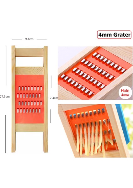C Tarzı Ahşap Patates Izgara Dilimleyici Sebze Rende Oluklu Net Kıyıcı Kesici Dalga Bıçak Er Salata Mutfak Parçalayıcı Soyucu Ezici (Yurt Dışından)