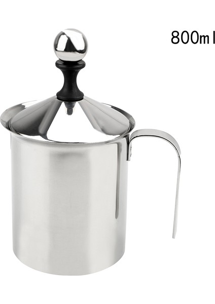 400ML Stili Paslanmaz Çelik Çift Örgü Süt Kreması Süt Köpüğü Örgü Kahve Köpürtücü Manuel Süt Köpürtücü Mutfak Aletleri ml (Yurt Dışından)
