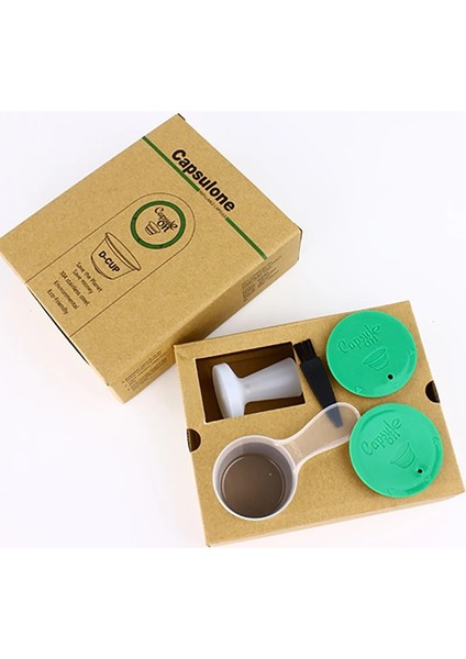 2 Pod Pp Dış Müdahale Stili Capsulone Yeniden Kullanılabilir Dolce Gusto Kapsül Fincan Paslanmaz Çelik Kahve Makinesi Için Şarj Edilebilir Doldurulabilir Pod Filtre Tatlı Tat (Yurt Dışından)