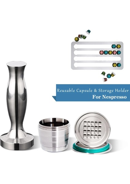 1 Kapsül 1 Sabotaj A Stili Nespresso Doldurulabilir Kahve Kapsülü 4pcset Paslanmaz Çelik Kahve Sabotaj Yeniden Kullanılabilir Kahve Pod Iş Doğum Günü Kahve Eşyaları Hediyeler (Yurt Dışından) indirimleri