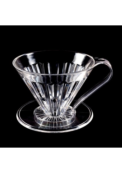 2-4 Fincan Tipi C2 Stili V60 El Damlama Kahve Filtresi Reçine Üzerine Dökün Kahve Damlatıcı Kağıt Koni Damlama Filtreleri Barista Kahve Demleme Akıllı Damlatıcı (Yurt Dışından)