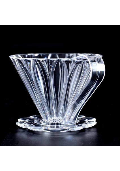 2-4 Fincan Tipi C2 Stili V60 El Damlama Kahve Filtresi Reçine Üzerine Dökün Kahve Damlatıcı Kağıt Koni Damlama Filtreleri Barista Kahve Demleme Akıllı Damlatıcı (Yurt Dışından)