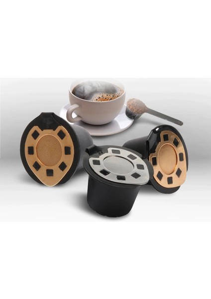 2 Adet Tarzı Icafilareusable Nespresso Gold Için Nespresso Kahve Kapsülleri Için (2'li Paket) | Essenza, Inissia ile Uyumlu (Yurt Dışından) fırsatları