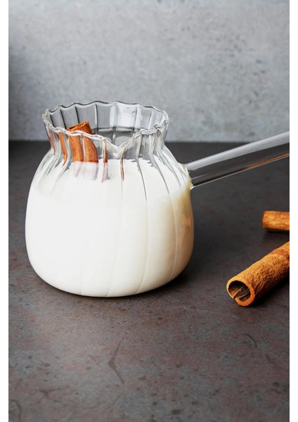 200 ml Stil Cam Kahve Ince Tencere Su Isıtıcısı Çaydanlık Kahve Süt Cam Masa Konteyner Termal Kupa Borosilikat Bitkisel Mutfak Aksesuarları Noel (Yurt Dışından)