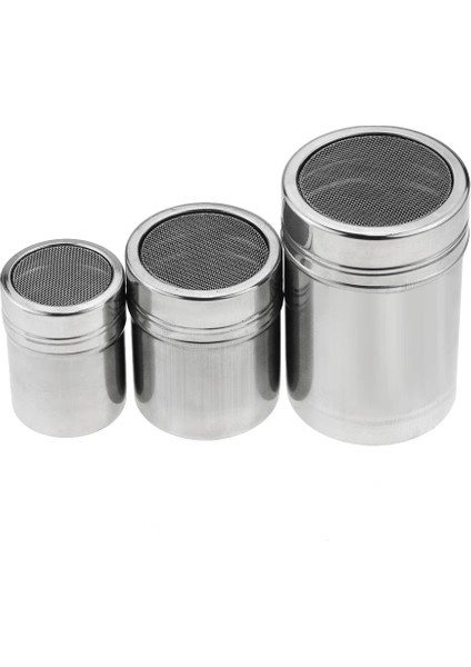 6.5X8CM Tarzı Sıcak Paslanmaz Çelik Çikolata Çalkalayıcı Kakao Unu Pudra Şekeri Tozu Kahve Elek Kapaklı Çalkalayıcı Pişirme Araçları Kahve Aksesuarları (Yurt Dışından) fiyatları