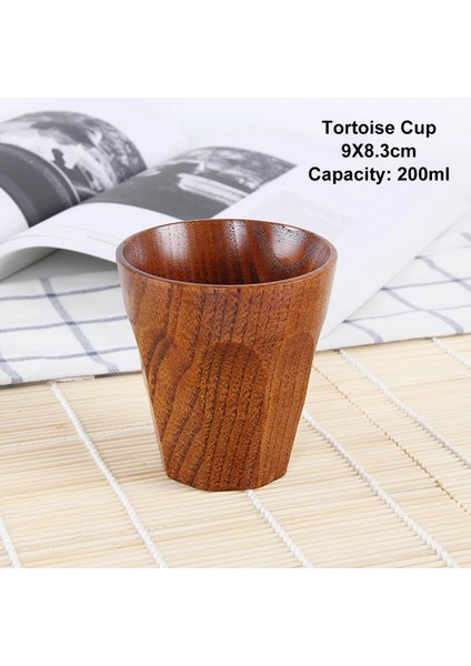E Stili Yeni 1 Adet Japon Tarzı Ahşap Bardak Yaratıcı Hünnap Ahşap Yalıtım Çay Bardağı Ahşap Kahve Fincanı Içme Fincan Kahve Fincanı Tabağı Setleri (Yurt Dışından)