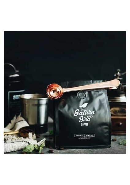 Siyah Stil Ikisi Bir Arada Çok Işlevli Kahve Kaşığı Paslanmaz Çelik Mutfak Gereçleri Torbalı Kepçe Mühür Klipsi Kahve Ölçme Kaşığı (Yurt Dışından) fiyatları