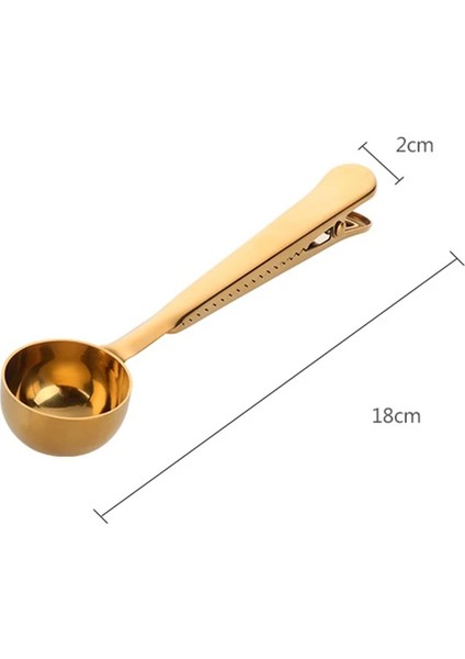 Siyah Stil Ikisi Bir Arada Çok Işlevli Kahve Kaşığı Paslanmaz Çelik Mutfak Gereçleri Torbalı Kepçe Mühür Klipsi Kahve Ölçme Kaşığı (Yurt Dışından) modelleri