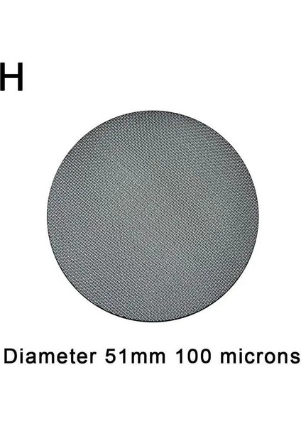 H Tarzı .5 Iletişim Duş Ekranı Puck Ekran Filtresi Kafesi Kahve Makinesi Için Evrensel Olarak Kullanılan Yeniden Kullanılabilir Çelik Filtre (Yurt Dışından)