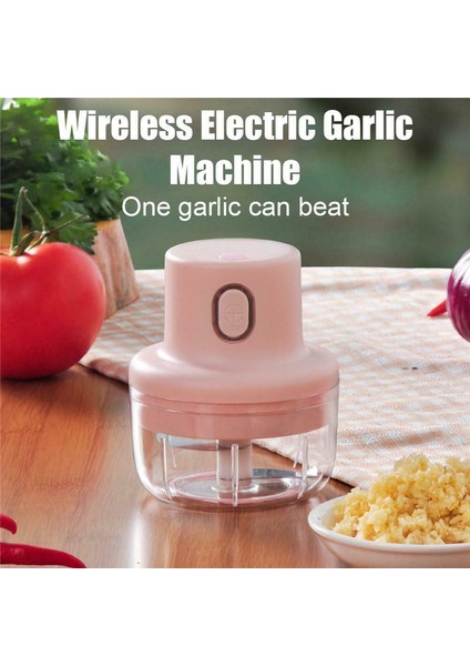 100 ml Tarzı Elektrikli Sarımsak Ezici Gıda Parçalayıcı Mutfak Sarımsak Çektirme Kesici Et Meyve Sebze Kesicisi USB Şarj Mini Mutfak Gereçleri (Yurt Dışından) modelleri