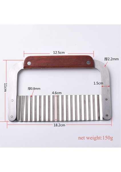 Bir Stil Kızartma Kesici Patates Er 2 Bıçak Kesici Paslanmaz Çelik Ev Patates Kızartması Patates Dilimleyici Kesici Kıyıcı Yapma Aracı (Yurt Dışından)