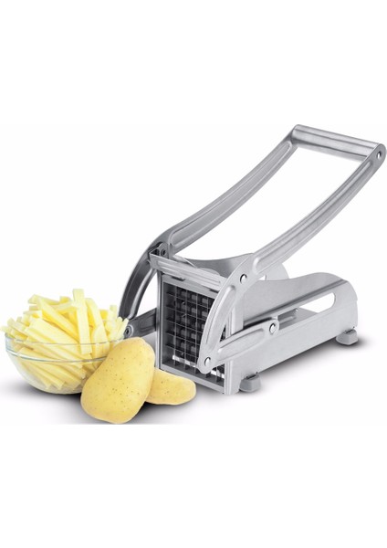 Bir Stil Kızartma Kesici Patates Er 2 Bıçak Kesici Paslanmaz Çelik Ev Patates Kızartması Patates Dilimleyici Kesici Kıyıcı Yapma Aracı (Yurt Dışından) fiyatları