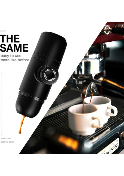 Pembe Tarzı Kahve Makinesi Taşınabilir Espresso Kahve Makinesi Basınçlı Espresso Manuel Ev Ofis Araba Seyahat Kamp Yürüyüş Için El (Yurt Dışından)