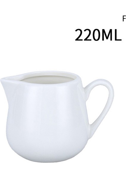 F Tarzı Şeker Kreması Süt Tencere Sürahi Seramik Baharat Kavanoz Kreması Konteyner Fincan Sofra Beyaz Mutfak Aletleri Süt Sürahisi Cof Ware (Yurt Dışından)