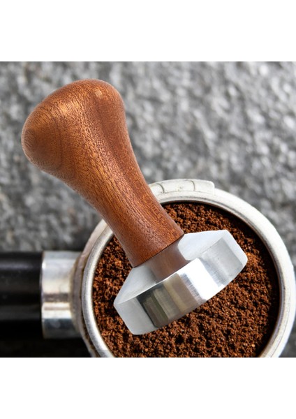 58MM Tarzı Gıda Sınıfı mm Kahve Sabotaj Ahşap Saplı Barista Espresso Makinesi Öğütücü El Yapımı Yüksek Sıcak Satış (Yurt Dışından)