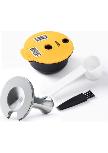 C60ML-TI Tarzı Tassimo Bosch Makinesi Için Bosch Yeniden Kullanılabilir Kahve Kapsülü Doldurulabilir Filtreli Fincan Pod Espresso Makinesi 60MLMLMLML Icafilas (Yurt Dışından)