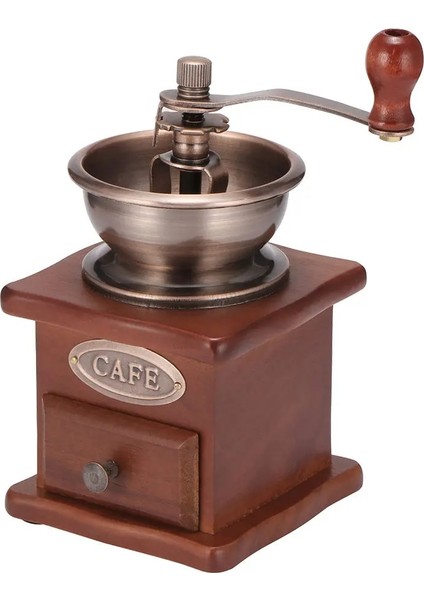 Bir Stil Yazın 1 Adetkahve Çekirdeği Değirmeni Ahşap Manuel Kahve Öğütücü El Paslanmaz Çelik Retro Kahve Baharat Çapak Değirmeni ile Seramik Millston (Yurt Dışından) modelleri