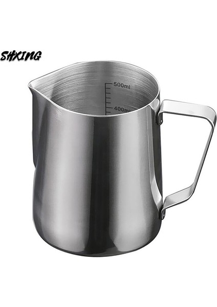 350ML Ölçeksiz Stil Kahve Dükkanı Paslanmaz Çelik Süt Köpürtme Sürahisi Espresso Kahve Sürahi Barista Craft Kahve Latte Süt Köpürtme Sürahi Sürahi (Yurt Dışından) fiyatları