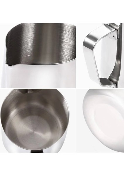 350ML Ölçeksiz Stil Kahve Dükkanı Paslanmaz Çelik Süt Köpürtme Sürahisi Espresso Kahve Sürahi Barista Craft Kahve Latte Süt Köpürtme Sürahi Sürahi (Yurt Dışından) indirimleri