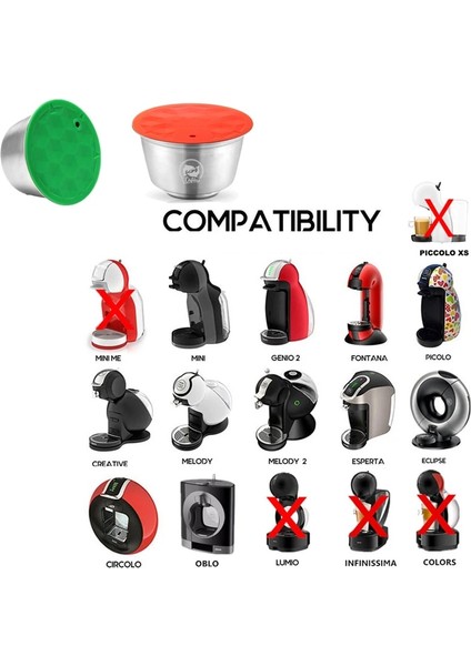 Mor Tarzı Dolce Gusto Kahve Kapsülü Için Plastik Kapsül Doldurulabilir Yeniden Kullanılabilir Nescafe ile Uyumlu Dolce Gusto Dolum Bardağı 150 Kez Kullanın (Yurt Dışından) modelleri