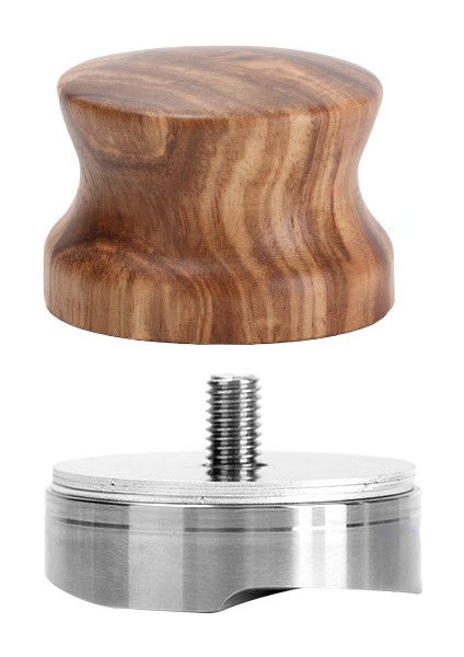 No.53 Stili Ahşap Paslanmaz Çelik mm Kahve Sabotaj Tozu Basın Espresso Distribütörü Leveler Aracı Portafilter Için (Yurt Dışından) indirimleri