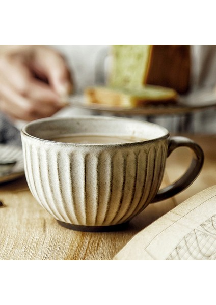 Tabaklar-A Tarzı Retro Kaba Çömlek Seramik Drinkware Su Çay Bardağı Çekme Çiçek Latte Büyük Ağız Kahvaltı Tatlı Ev Dekor Kahve Kupa Seti (Yurt Dışından) fiyatları