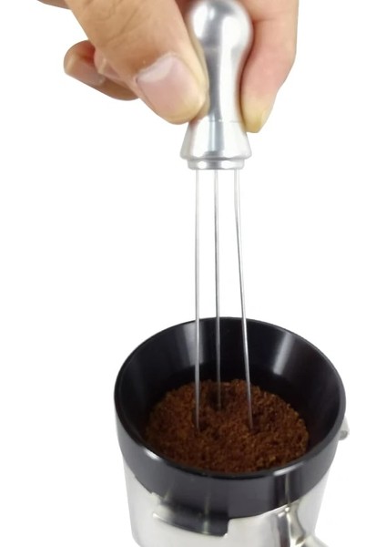 2 Havlu Stili Kahve Sabotaj Düzleştirici Aleti Iğne Tipi Kahve Tozu Dağıtıcı Alüminyum Saplı Iğne (Yurt Dışından) indirimleri