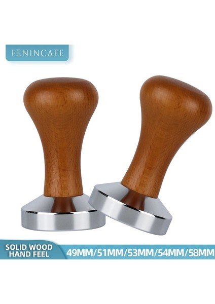58MM Tarzı Kalibre Edilmiş Basınç Sabotaj Kahve Tozu Çekiç, Paslanmaz Çelik Tabanlı Kahve Aksesuarları (Yurt Dışından)