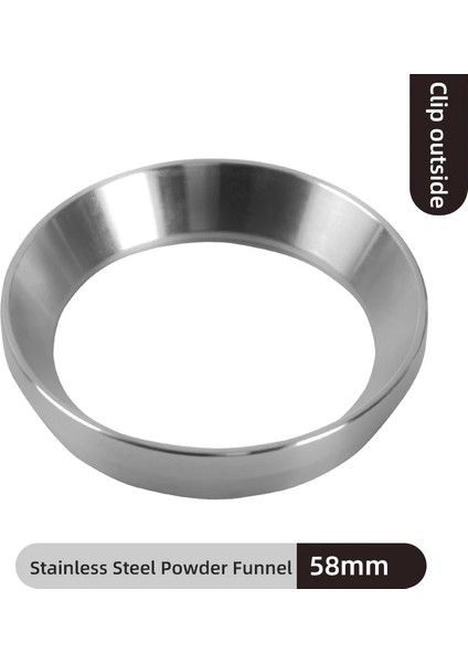 58MM Tarzı Akıllı Paslanmaz Çelik Dozaj Halkası, Profesyonel Espresso Kahve Dozaj Halkası Kahve Makinesi Aksesuarları 58MM Kahve Sabotaj (Yurt Dışından)