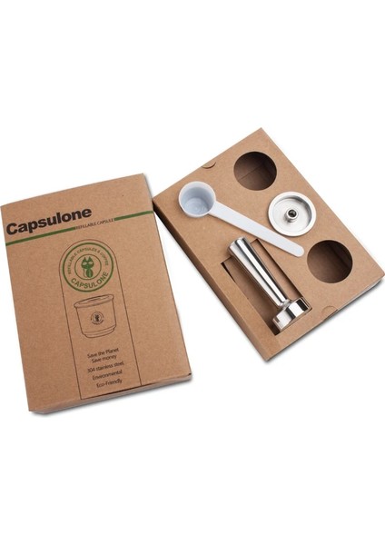 1pod 1 Kurcalama Stili Kapsülon Doldurulabilir Kapsül Pod Yeniden Kullanılabilir Filtre Fincan Için Fit Illy Xy Tipi Kahve Makinesi Metal Paslanmaz Çelik Kahve Kapsülü (Yurt Dışından)