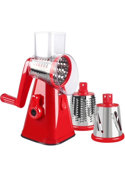 Kırmızı Stil 1 Adet Çok Fonksiyonlu Sebze Dilimleyici Manuel Patates Ezici Sarımsak Presi Soğan Kıyıcı Mutfak Aletleri Ev Pişirme Aksesuarları (Yurt Dışından)